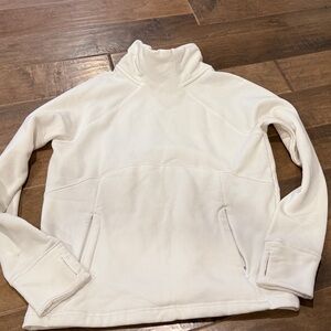 Athleta Cream Turtleneck Sweater